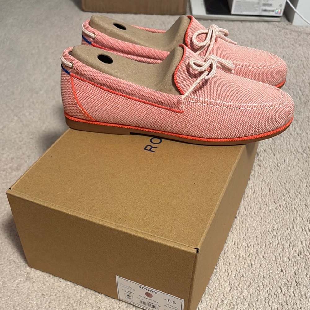 Rothy's Pink Loafers Slip-Ons Casual